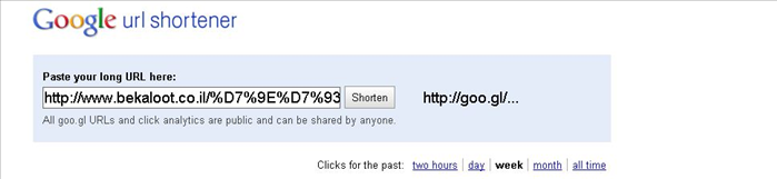 קיצור כתובות אינטרנט בקלות עם Google URL Shortener