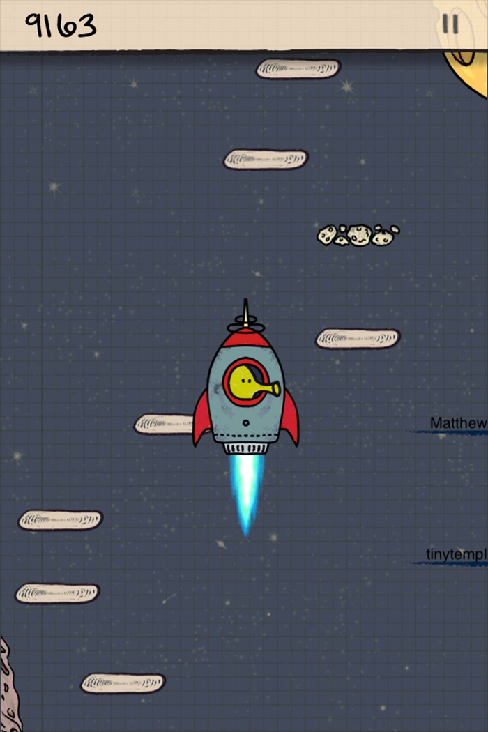 איך לשנות את סביבת המשחק דודל ג'אמפ (DoodleJump) 