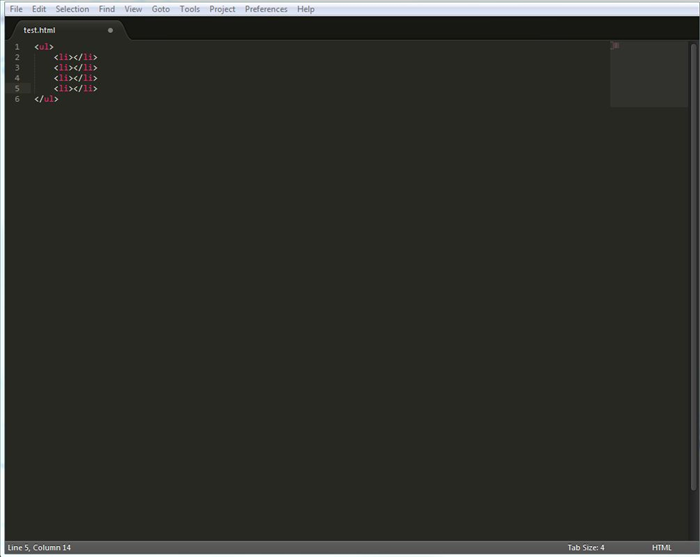 איך לכתוב בכמה מקומות בו-זמנית בsublime text 2