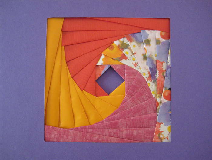 קיפולי נייר צמצם (Iris Folding) - מדריך שלב אחר שלב