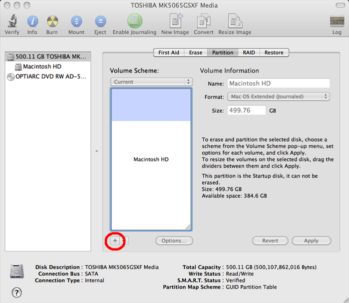 חלוקת כונן קשיח למחיצות ב-Mac OS X: מדריך שלב אחר שלב