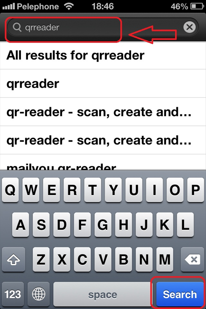 אפליקציית QR-READER+ לסריקת ברקוד גרפי