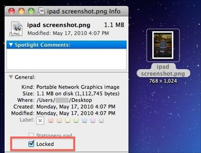 איך לנעול קבצים ותיקיות ב-Mac OS X 