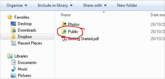 איך לשתף קבצים עם דרופ בוקס (Dropbox)