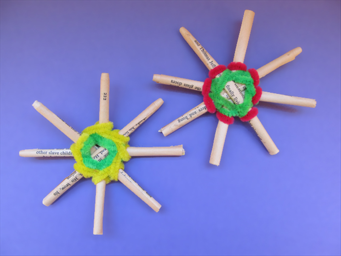 DIY Book Page Star Decorations