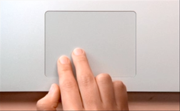 איך להשתמש בטראק פד (Track pad)  של מק