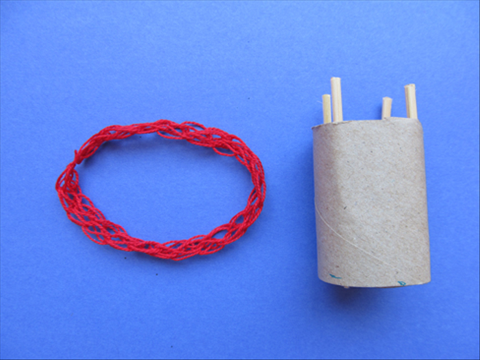 How to Knit Tube Ropes with a Toilet Paper Roll Loom