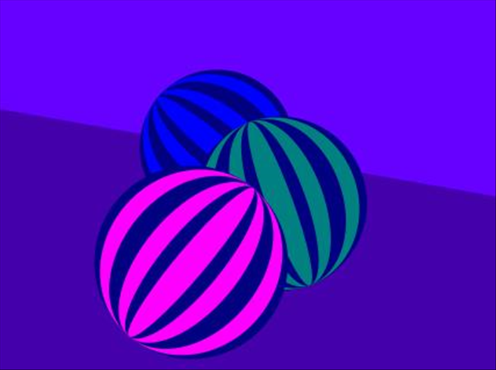 How to make a simple striped ball with Inkscape 