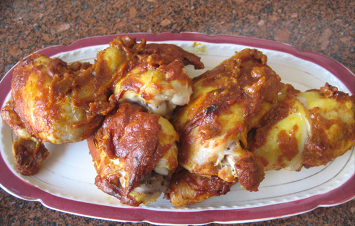 Loga's Chicken Recipe: Easy Oven & Microwave Baked Curry (Low Calorie!)