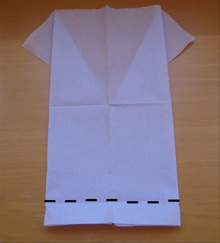 How to Fold a Napkin into a Shirt