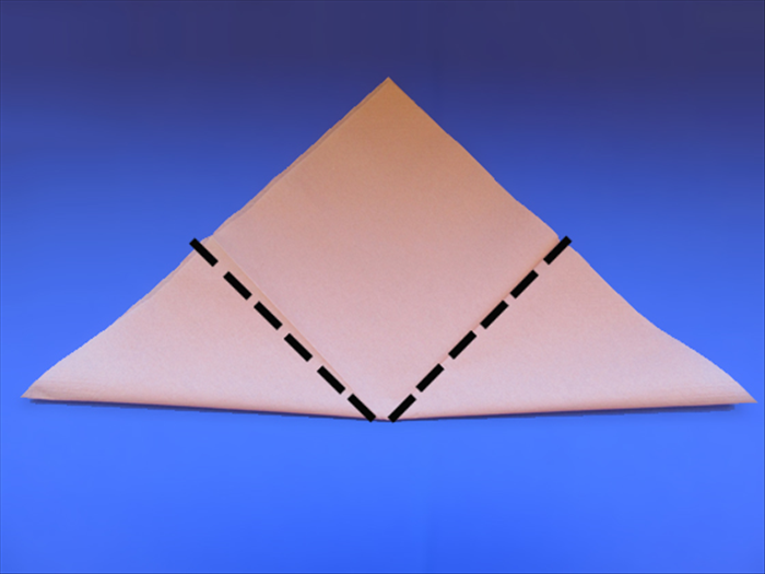 How to Make a Pyramid Napkin Fold