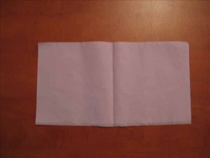 How to fold the Bishop's Mitre napkin fold