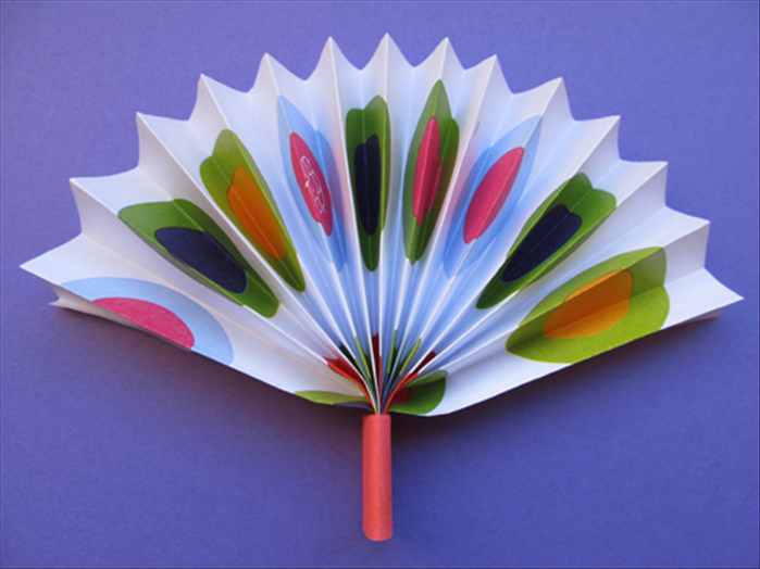 Easy Paper Fan Craft for Kids