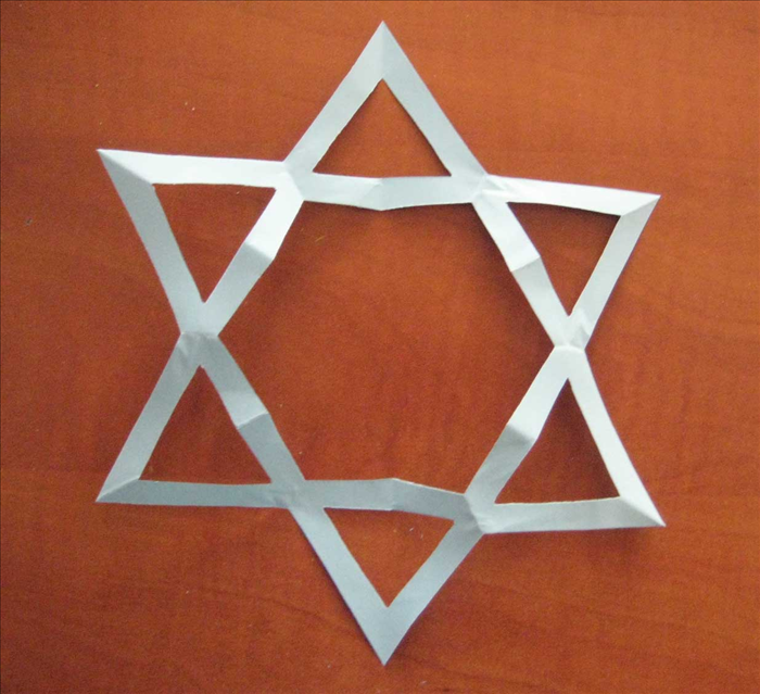How to Cut a Six-Pointed Paper Star (Star of David) - Easy DIY Guide