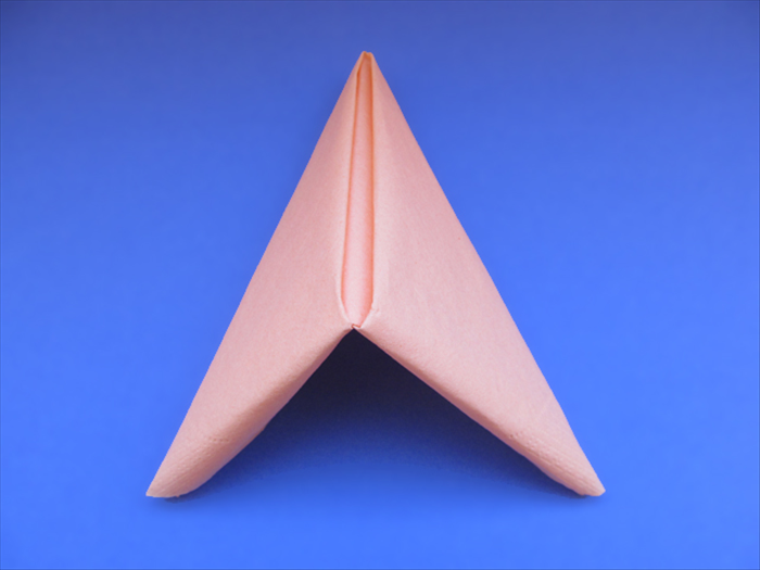 How to Make a Pyramid Napkin Fold