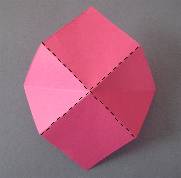 How to Make an Eight Petal Origami Dish and Picture Frame