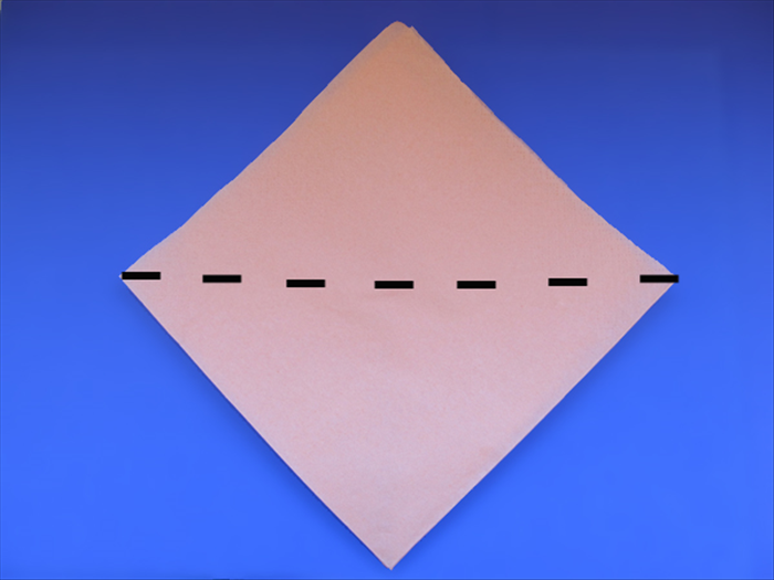How to Make a Pyramid Napkin Fold
