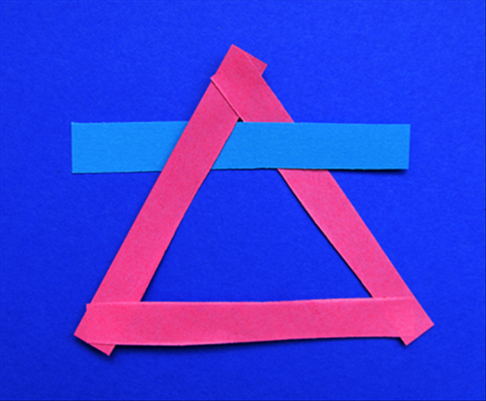 Woven Star of David from Paper Strips