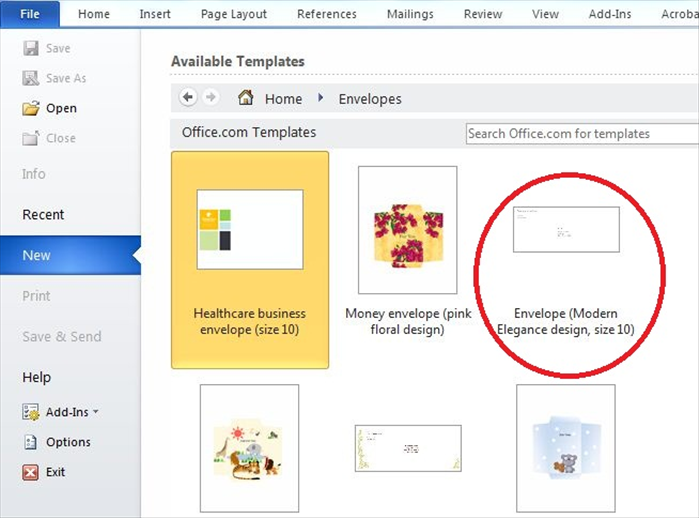 How to Print Envelopes in Word: Mail Merge Names and Addresses