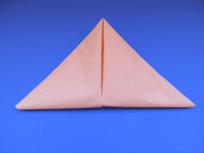 How to Make a Pyramid Napkin Fold