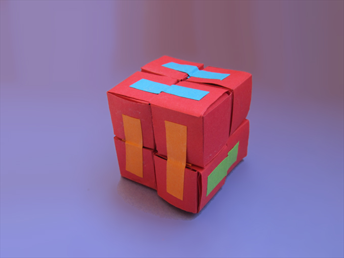 How to make a magic cube from strips of paper