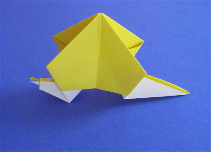 How to make an origami snail