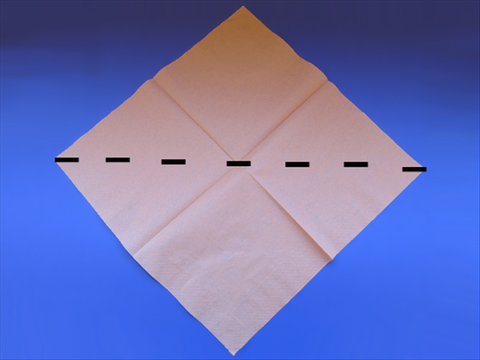 How to Make a Pyramid Napkin Fold