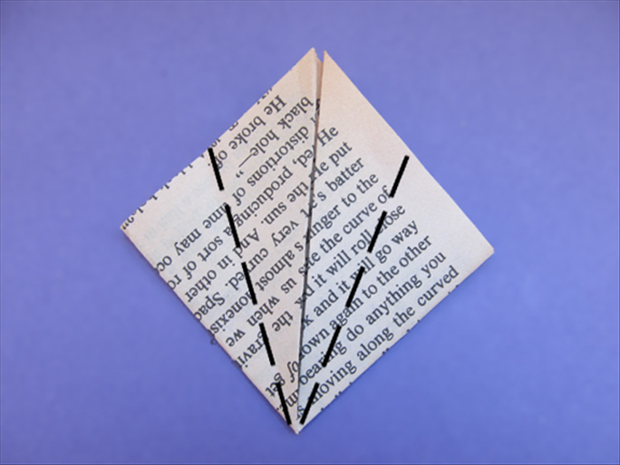 Kusudama Flowers from Book Pages