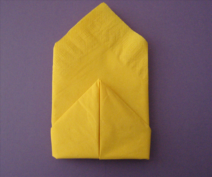 How to fold a simple 2 layer napkin fold 