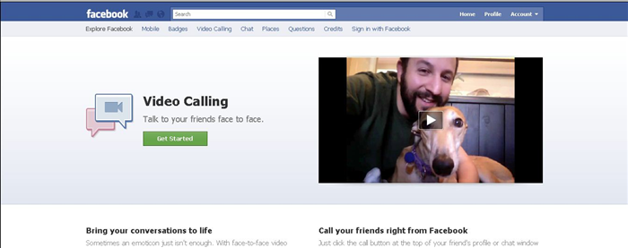 How to make a video call on skype from facebook