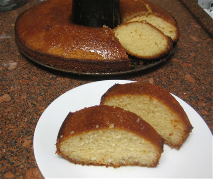 Semolina Coconut Cake with Yogurt
