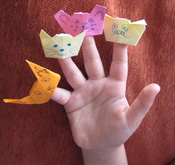 DIY Origami Finger Puppets: Easy Paper Crafts for Kids