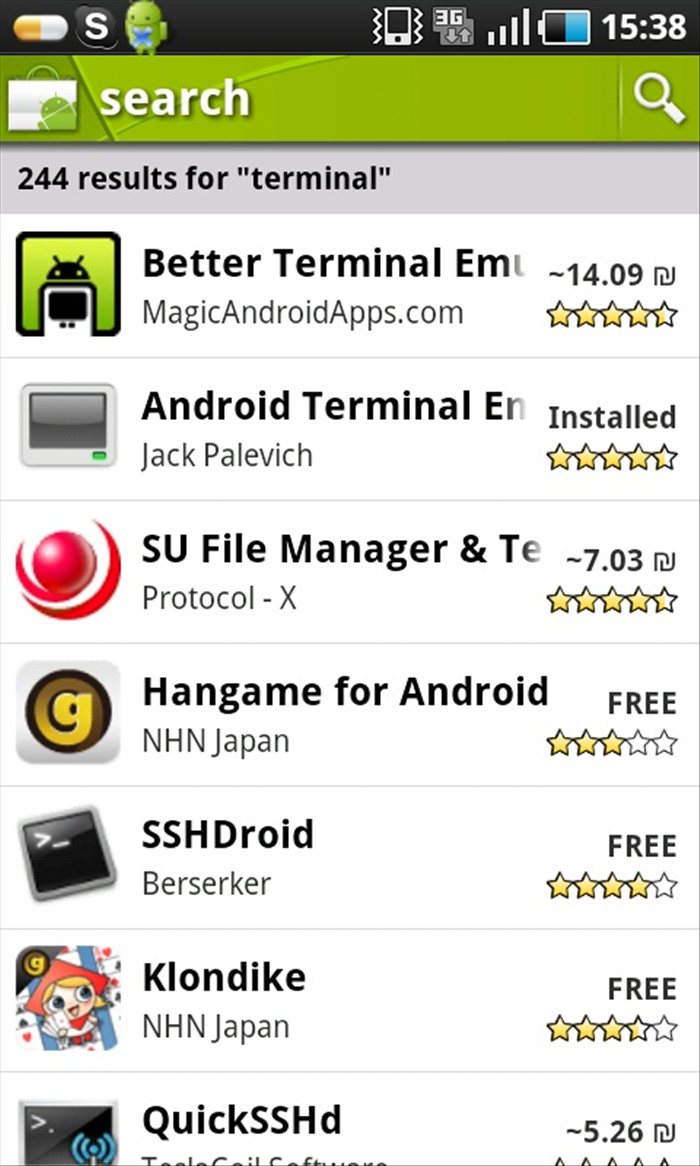 איך לפתוח טרמינל לינוקס באנדרויד בעזרת Android terminal emulator