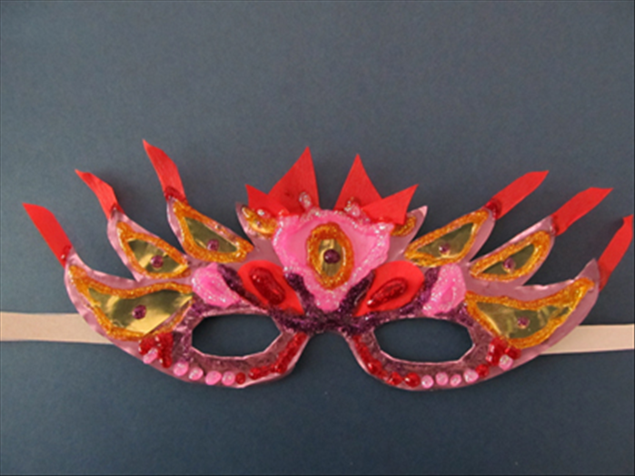 How to make a mask or costume glasses.