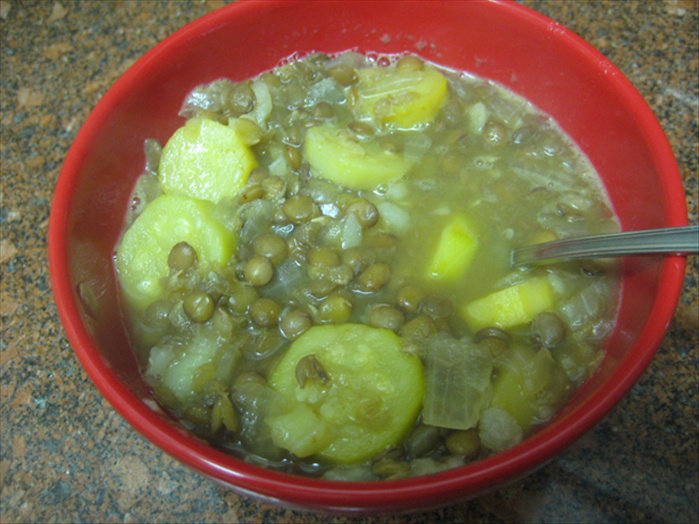 How to make lentil stew