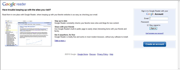 How to use Google reader