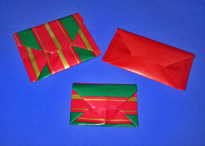 How to fold an origami envelope