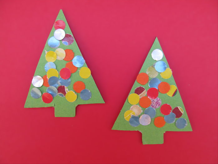 DIY Christmas Tree Magnets