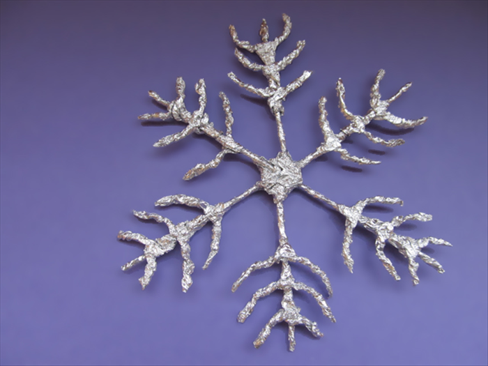 How to make a snowflake from toothpicks