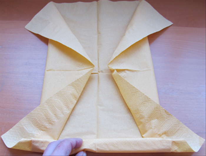How to Make a Candle Fan Napkin Fold