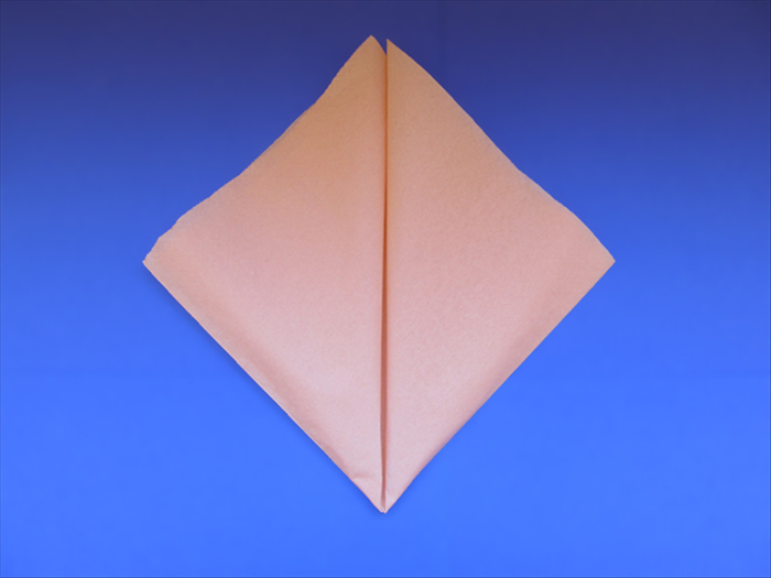 How to Make a Pyramid Napkin Fold