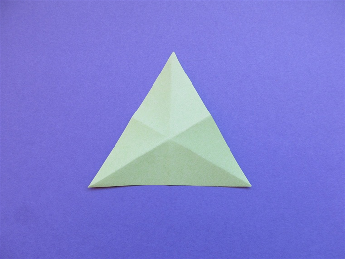 How to fold an equilateral triangle from a square