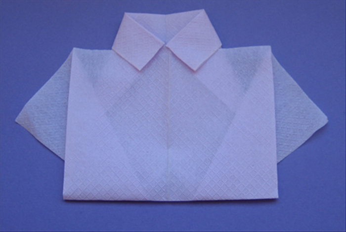 How to Fold a Napkin into a Shirt