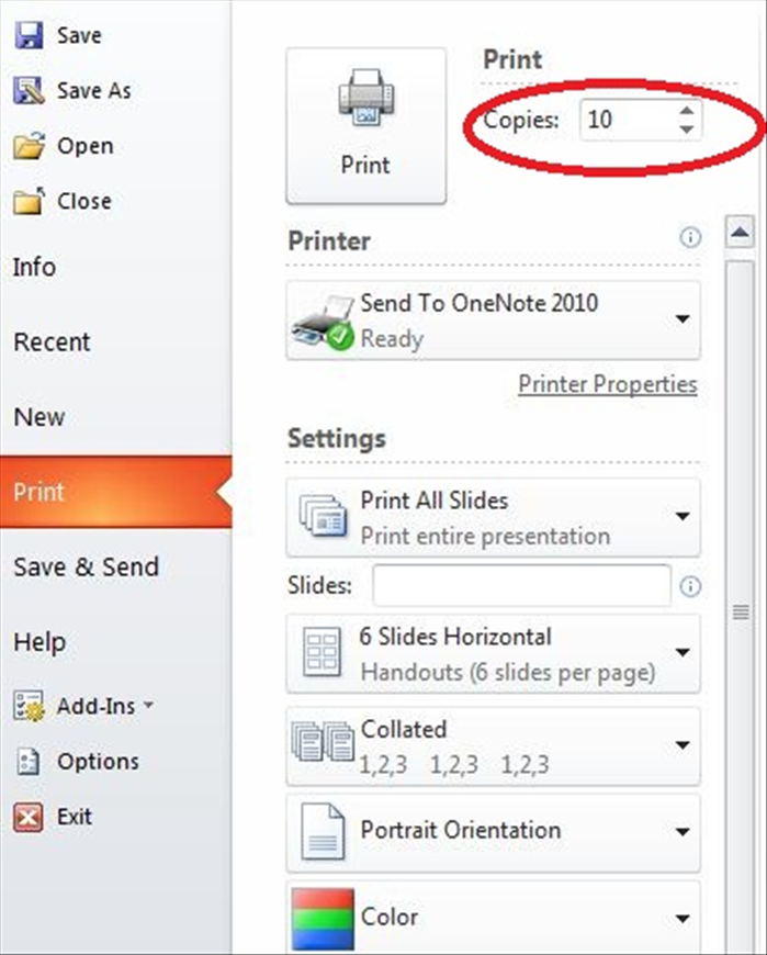 How to Print Multiple PowerPoint Slides on One Page (Handouts)
