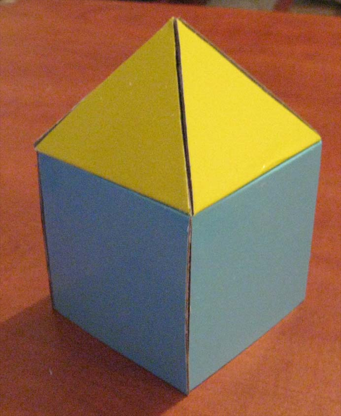 How to make a simple cardboard house.