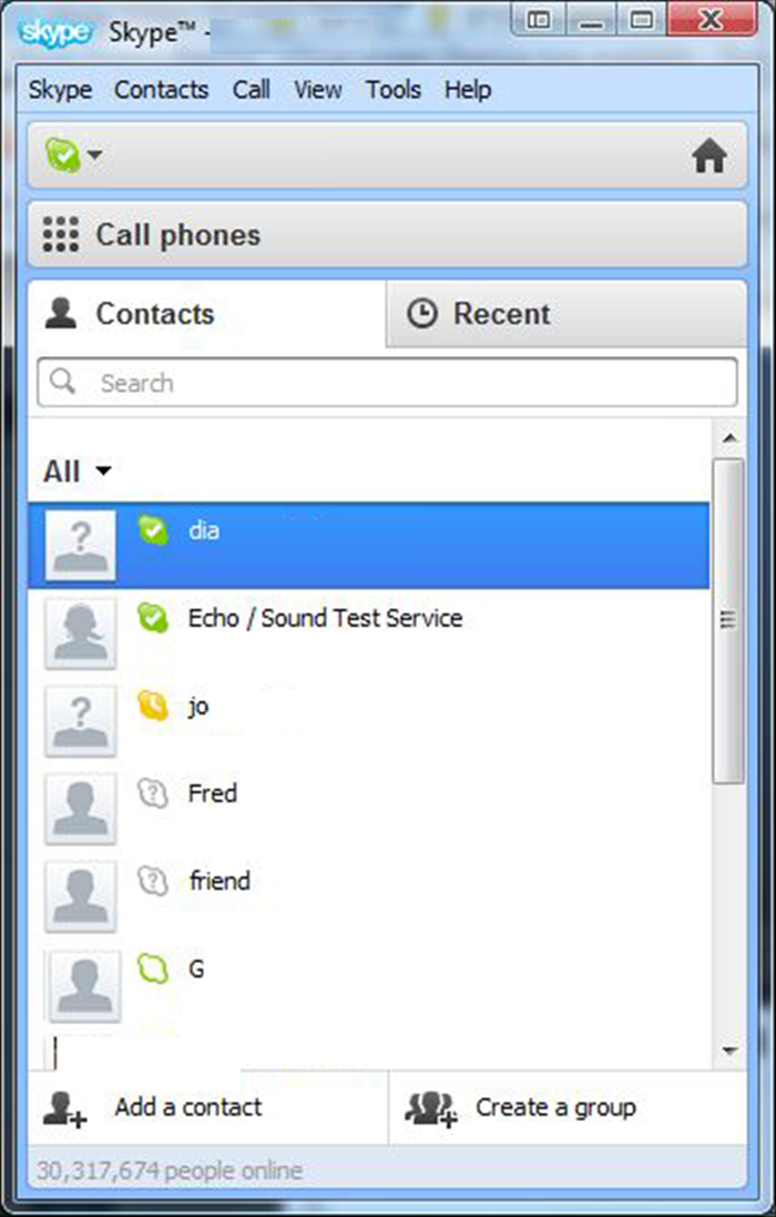 How to share a screen or window while having a conversation on Skype with the newer version (Sept 2012).