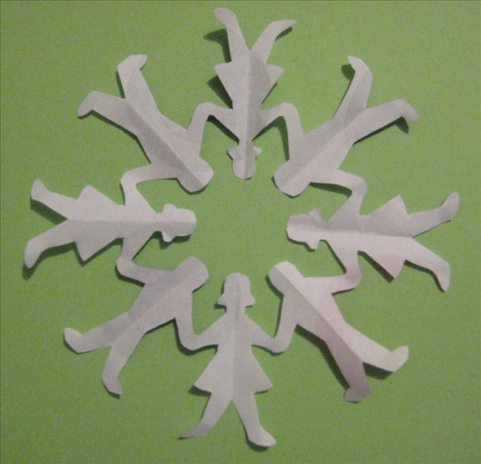 How to Make a Circular Paper Doll Chain