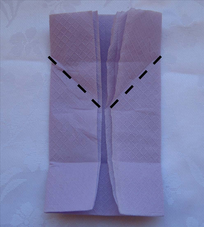 How to Fold a Pinwheel Napkin