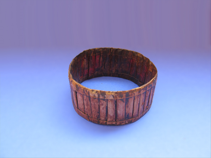 How to make a rolled paper bracelet