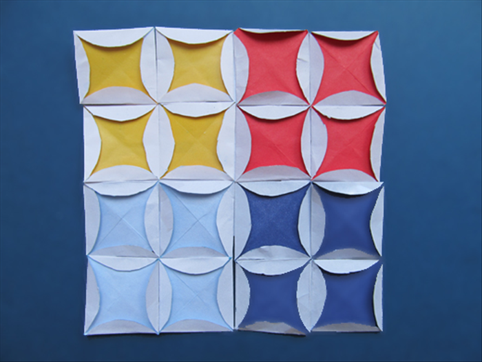 How to make a nice design with junk mail and circles
